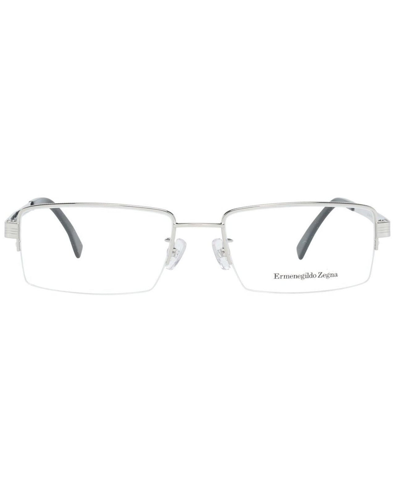 Ermenegildo Zegna Men's Silver  Optical Frames - One Size