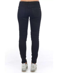 Thumbnail for Stretch Denim Biker Jeans with Worn Wash and Multipockets 40 IT Women