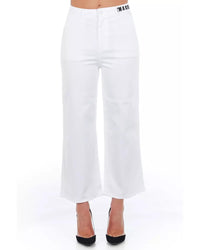Thumbnail for High Waist Cropped Trousers with Multipockets 40 IT Women