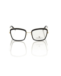 Thumbnail for Gold and Black Patterned Square Eyeglasses One Size Women