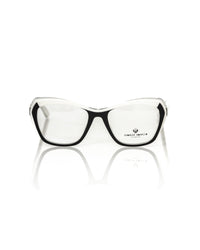 Thumbnail for Cat Eye Eyeglasses with Black Frame and White/Transparent Profile & Temples One Size Women
