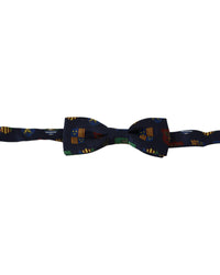 Thumbnail for Dolce & Gabbana Exclusive Blue Flags Print Bow Tie One Size Men