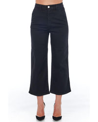 Thumbnail for High Waist Cropped Trousers with Multipockets 40 IT Women