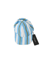 Thumbnail for New Dolce & Gabbana Multicolor Stripes Baseball Cap 57 cm Men