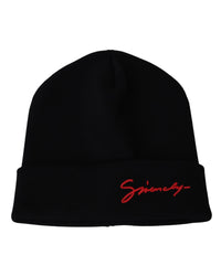 Thumbnail for New Givenchy Logo Wool Beanie Hat One Size Men