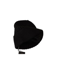 Thumbnail for 100% Authentic Dolce & Gabbana Cable Knit Beanie Hat with Fleece Liner One Size Women