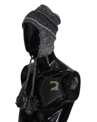 Thumbnail for Authentic Dolce & Gabbana Beanie Hat with Logo Details One Size Men