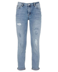 Thumbnail for Blue Denim Jeans with Elasticized Fit W26 US Women