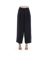 Thumbnail for Jacob Cohen Women's Elegant Black Cotton Trousers with Pockets - W27 US