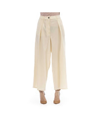 Thumbnail for Jacob Cohen Women's Chic Beige Wool Blend Trousers - W27 US