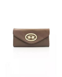 Thumbnail for Leather Flap Wallet with Magnetic Closure One Size Women