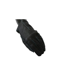 Thumbnail for 100% Authentic Dolce & Gabbana Black Biker Gloves - Leather 10 Men