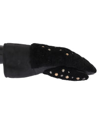 Thumbnail for Dolce & Gabbana Casual Wrist Leather Gloves with Studded Detailing 9 Men