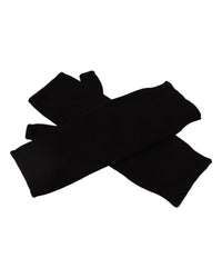 Thumbnail for Knitted Fingerless Elbow Length Gloves with Logo Details 7 Women