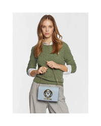 Thumbnail for Love Moschino Women's Light Blue Artificial Leather Crossbody Bag - One Size