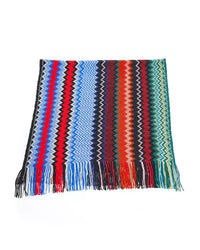 Thumbnail for Geometric Pattern Fringed Scarf One Size Women