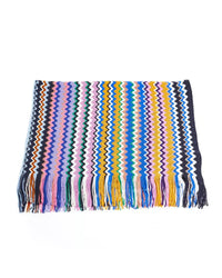 Thumbnail for Geometric Pattern Fringed Scarf One Size Women