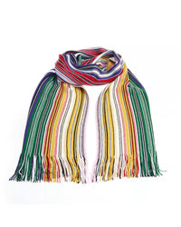 Thumbnail for Geometric Pattern Fringed Scarf One Size Women