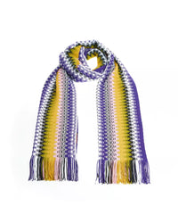 Thumbnail for Geometric Pattern Fringed Scarf One Size Women