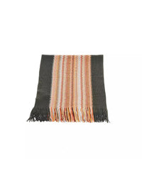 Thumbnail for Geometric Pattern Fringed Scarf with Vibrant Colors One Size Men