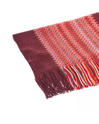 Thumbnail for Geometric Pattern Fringed Scarf in Bright Colors One Size Men