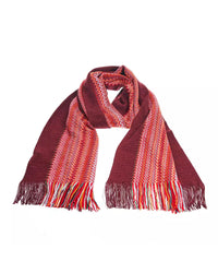 Thumbnail for Geometric Pattern Fringed Scarf in Bright Colors One Size Men