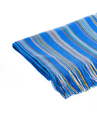 Thumbnail for Geometric Pattern Fringed Scarf in Bright Colors One Size Men