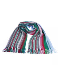 Thumbnail for Geometric Pattern Fringed Scarf One Size Men