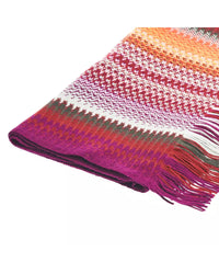 Thumbnail for Geometric Pattern Fringed Scarf with Bright Colors One Size Men