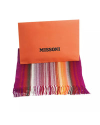 Thumbnail for Geometric Pattern Fringed Scarf with Bright Colors One Size Men