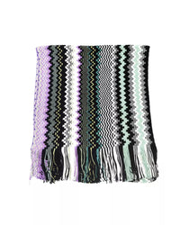 Thumbnail for Geometric Fantasy Fringed Scarf One Size Women