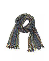 Thumbnail for Geometric Fantasy Fringed Scarf One Size Men