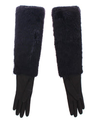 Thumbnail for 100% Authentic Dolce & Gabbana Elbow Length Gloves with Logo Details 7.5 Women