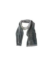 Thumbnail for GF FERRE Blue Gray Patterned Scarf One Size Women