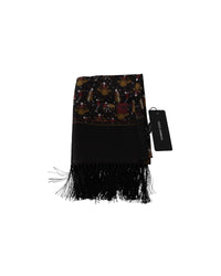 Thumbnail for Dolce & Gabbana Silk Musicians Print Scarf with Fringes One Size Men