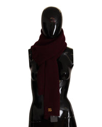 Thumbnail for Brand New Dolce & Gabbana Knitted Scarf with Logo Embroidery One Size Women