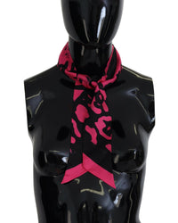 Thumbnail for 100% Authentic Dolce & Gabbana Silk Bandeau Scarf with Logo Print One Size Women