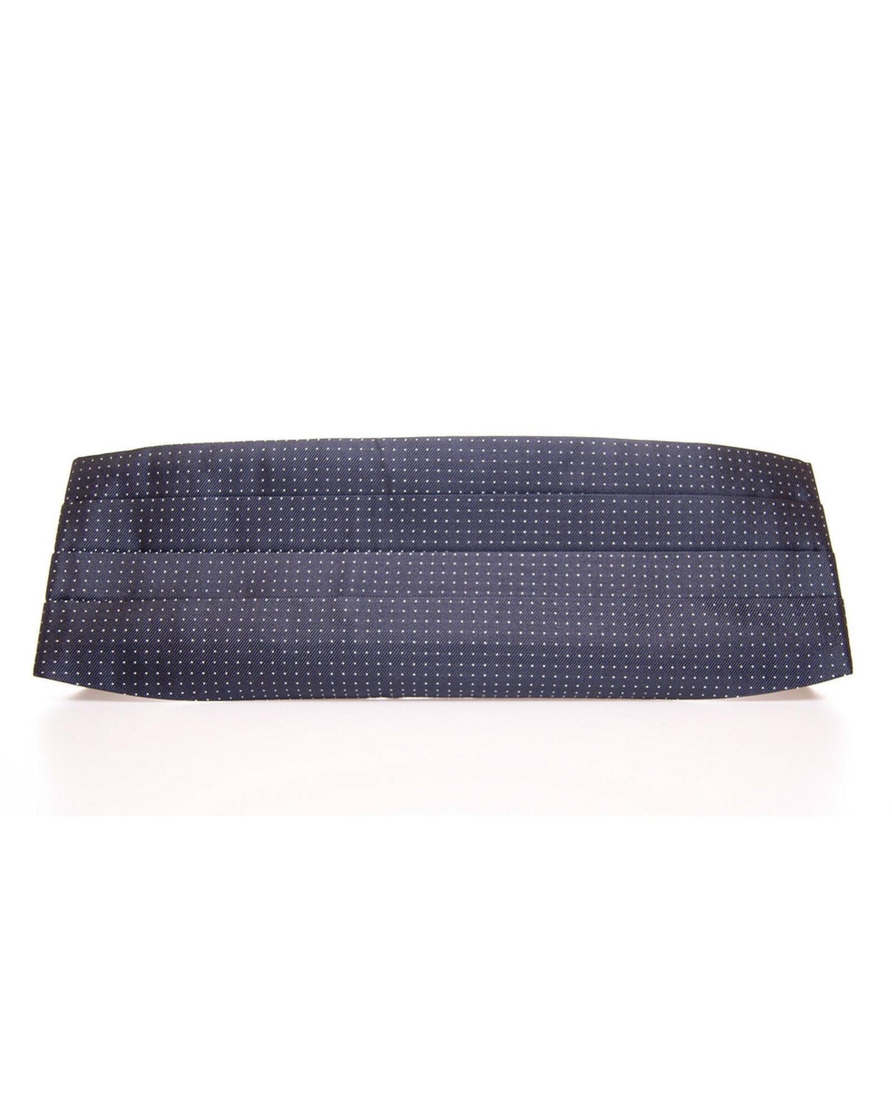 Dolce & Gabbana Silk Cummerbund with Polka Dots 46 IT Men