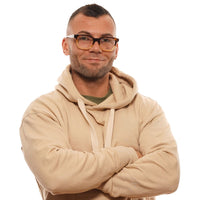 Thumbnail for Omega Men's Brown  Optical Frames - One Size