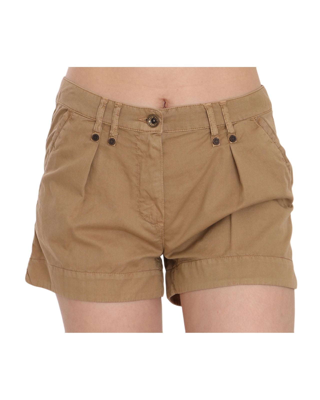 Plein Sud Jeanius Mid Waist Mini Shorts 38 IT Women