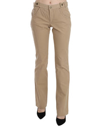 Thumbnail for Just Cavalli Mid Waist Straight Trouser Pants 46 IT Women
