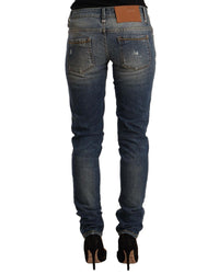 Thumbnail for Authentic ACHT Skinny Jeans with Logo Details W26 US Women