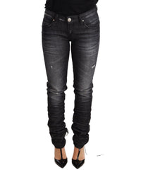 Thumbnail for Authentic ACHT Jeans with Slim Fit Cut and Zipper Closure W26 US Women