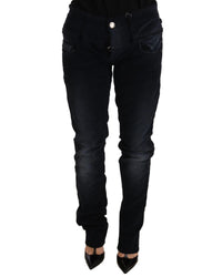 Thumbnail for Authentic ACHT Jeans: Slim Fit Dark Blue Washed Relaxed Double Fit W26 US Women