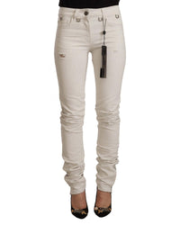 Thumbnail for Karl Lagerfeld Slim Fit Mid Waist Jeans with Logo Details W25 US Women