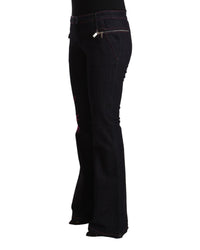 Thumbnail for EXTE Cotton Stretch Mid Waist Flared Denim Jeans 42 IT Women