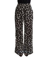 Thumbnail for Mid-Waisted Wide Leg Pants with All Over Floral Print 44 IT Women