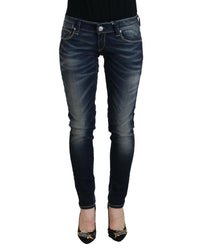 Thumbnail for ACHT Skinny Jeans with Low Waist Denim Pants and Logo Details W26 US Women