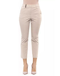 Thumbnail for Classic Stretch Trousers with Front and Back Pockets 42 IT Women