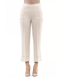Thumbnail for High Waist Palazzo Soft Pants with Pockets and Side Zip 40 IT Women